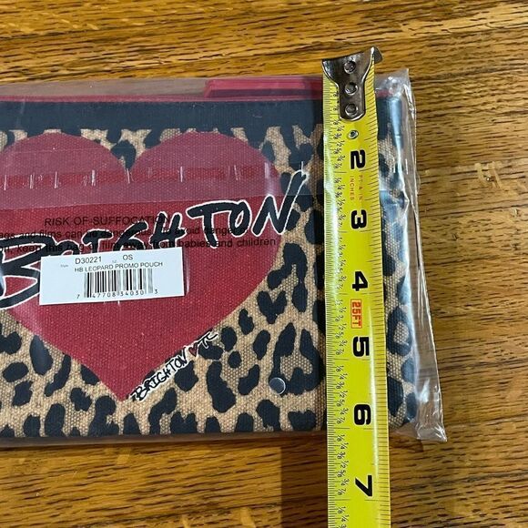 Brighton Limited Edition 2020 Leopard Print Pouch NWT - Picture 5 of 8